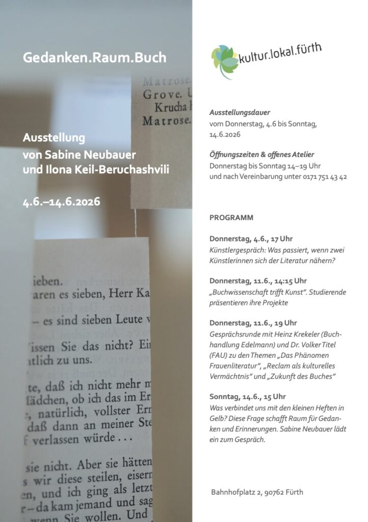Download ausführlichen Flyer als PDF 2,3 MB Gedanken.Raum.Buch